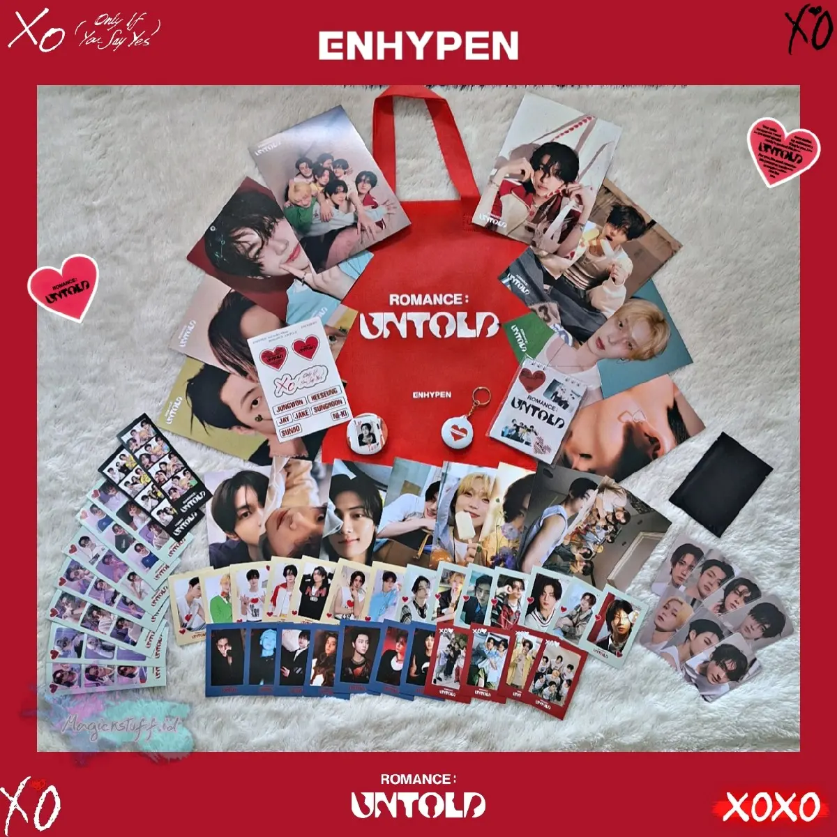 Enhypen Romance Untold Fankit 64 pcs | K-Pop Fankit | Paket Hemat Romance Untold | Photocard Poster K-Pop