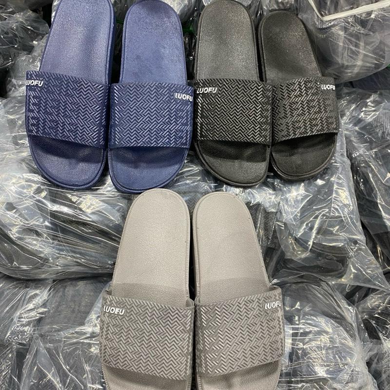  Dép Lê Luofu Nam Nữ Đúc Liền Nguyên Khối Cao Su PVC Quai Ngang Siêu Bền Thời Trang Chống Trơn Trượt Slipper Nhiều Màu Sắc 