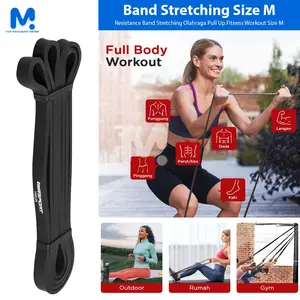 Resistance Band Stretching Olahraga Pull Up Fitness Workout - Y66OR