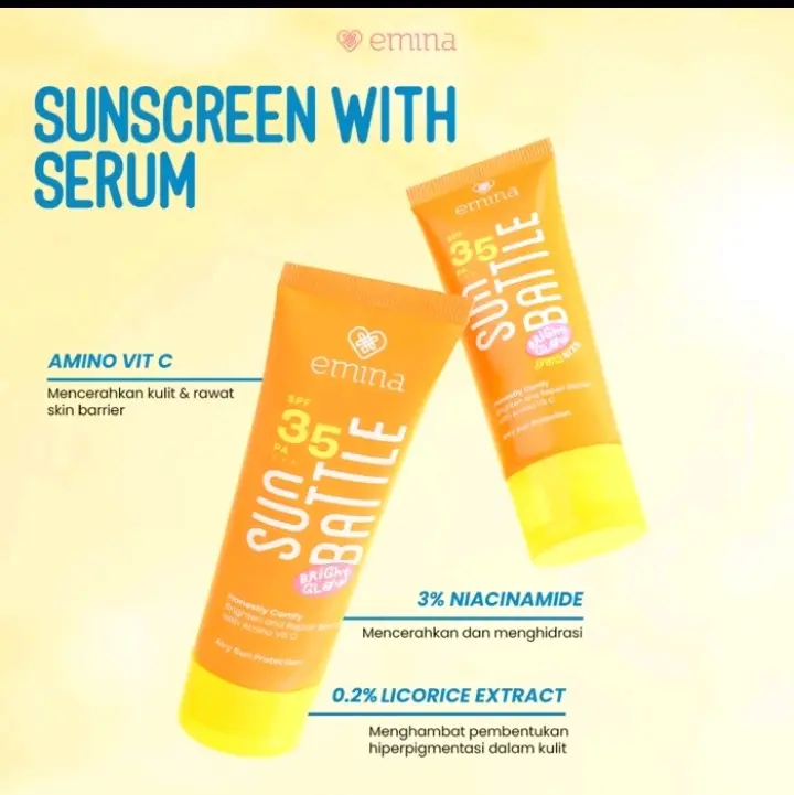 Emina Sun Battle Series / Sunscreen SPF 35 - SPF 50 PA++++ 2