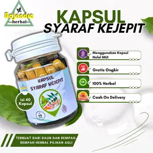 Kapsul Bubuk SARAF KEJEPIT || 100% Asli Herbal Alami