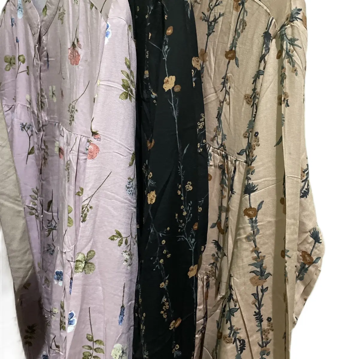 Kemeja katun motif  Panjang