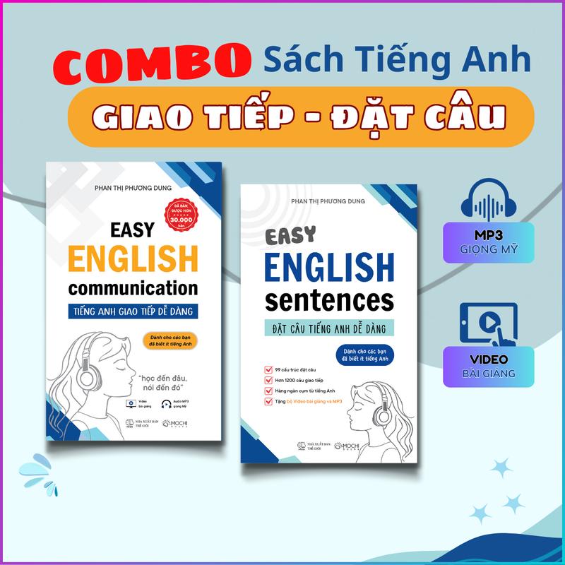 Sách - Combo Sách Tiếng Anh Giao Tiếp Và Đặt Câu Dễ Dàng