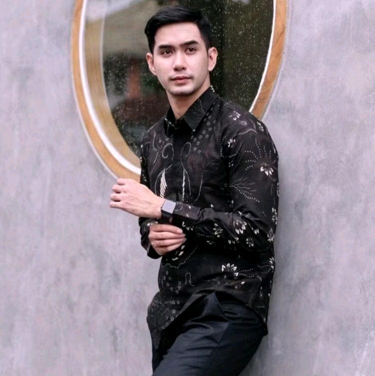 Baju Kemeja Batik Pria Modern Terbaru Batik Pria Kemeja Lengan Panjang Motif Batik 2025 Batik  Pekalongan Katun 1