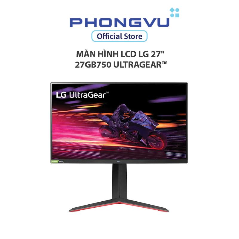 Màn hình LCD LG 27" 27GB750 UltraGear (1920x 1080/IPS/ 240Hz/ 1ms (GtG)/ NVIDIA G-SYNC) - Bảo hành 24 tháng