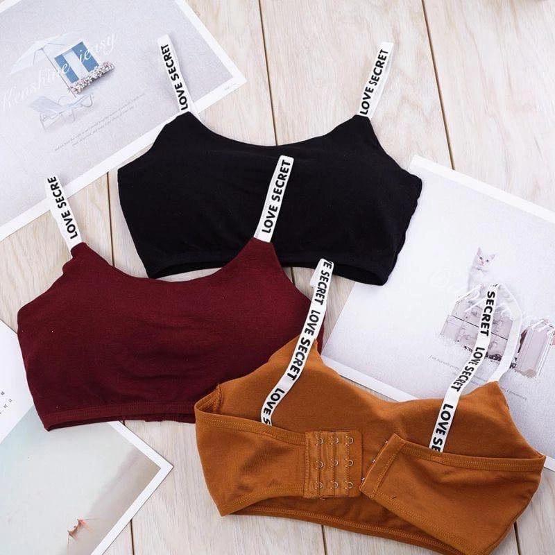 ONNA Sport Bra Tanpa Kawat Bra Gym fashion Model Korean Style Love Secret BRA88 0