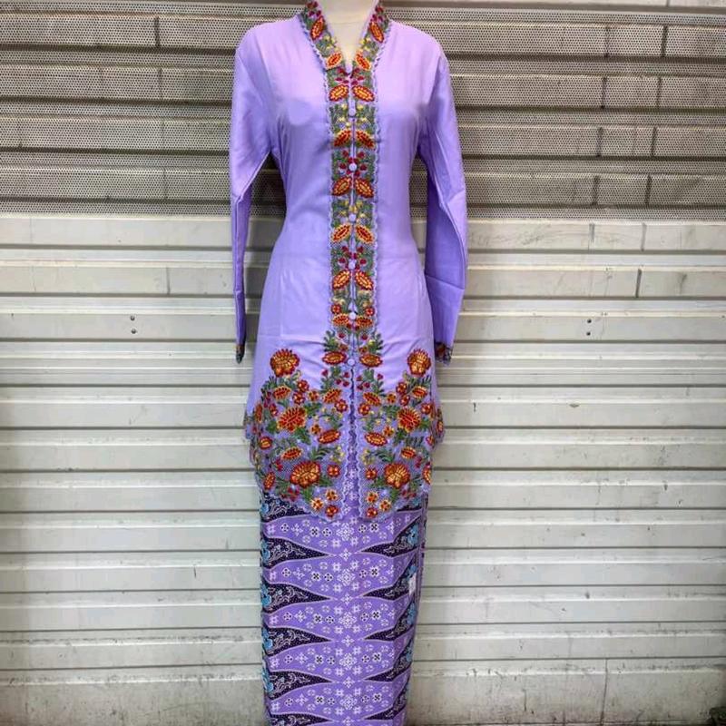 Atasan Kebaya TUNIK encim bordir warna // kebaya encim betawi. 2