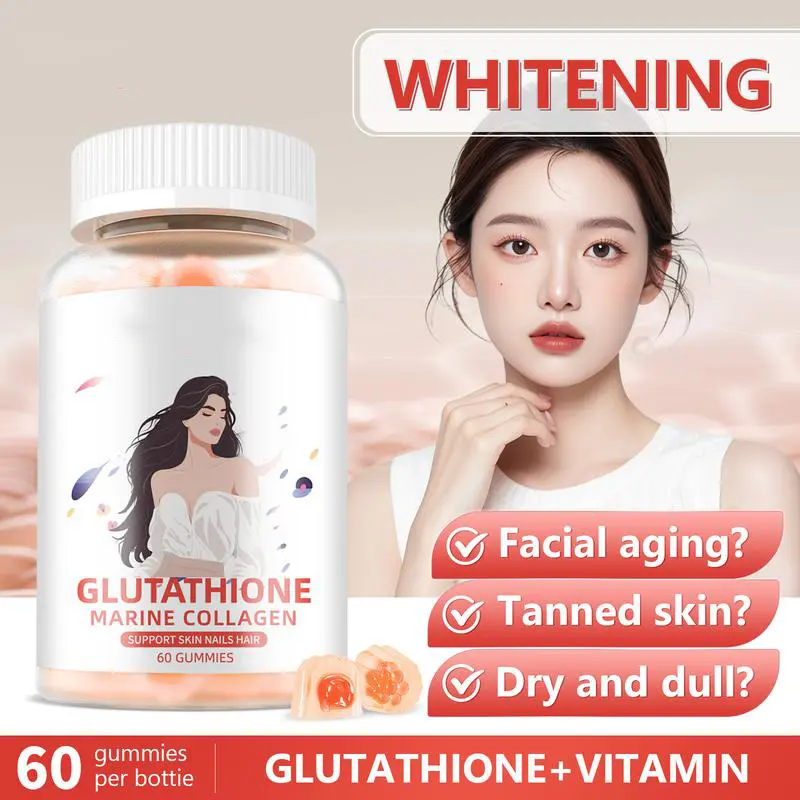 Glutathione Glow Gummies SG for Boosted Skin Glow & Immunity, Natural Energy Chewables for Health & Fitness