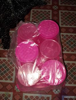 Product Review of Toples Bolu / Toples bulat / Toples Nikita 6 in 1 set Sunflower Biru from 𝑨**♈ 0