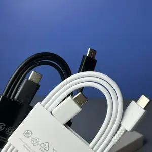 Kabel data Type C To Type C For Samsung SUPER FAST CHARGING ORIGINAL 100% Cable Type c to Type c