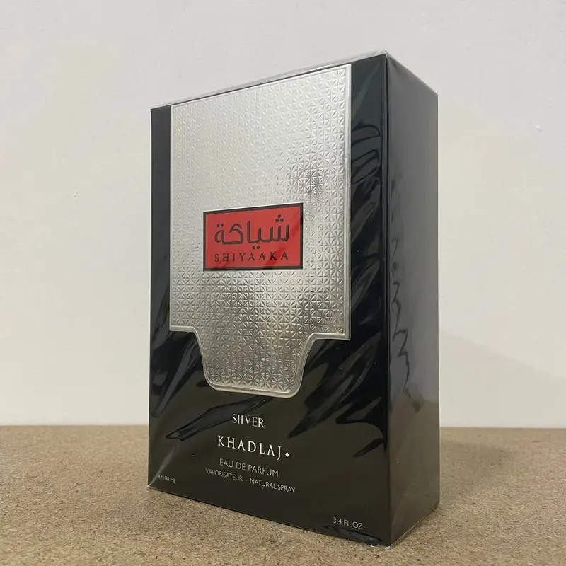 Parfum Pria Khadlaj Shiyaaka Silver EDP 100ml for Men 5