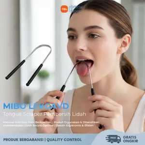 Mibo LEKGAVD Tongue Scraper – Pembersih Lidah Penghilang Bau Mulut Efektif