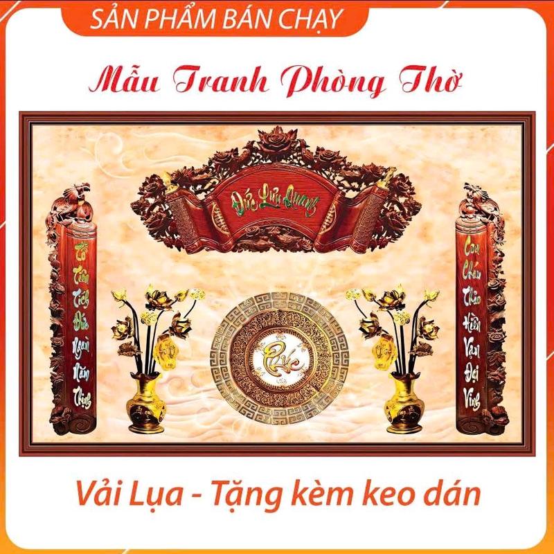  Tranh dán tường 3D trang trí ban thờ đẹp Chống nước Đồ trang trí Decor Phòng Phòng Khách 