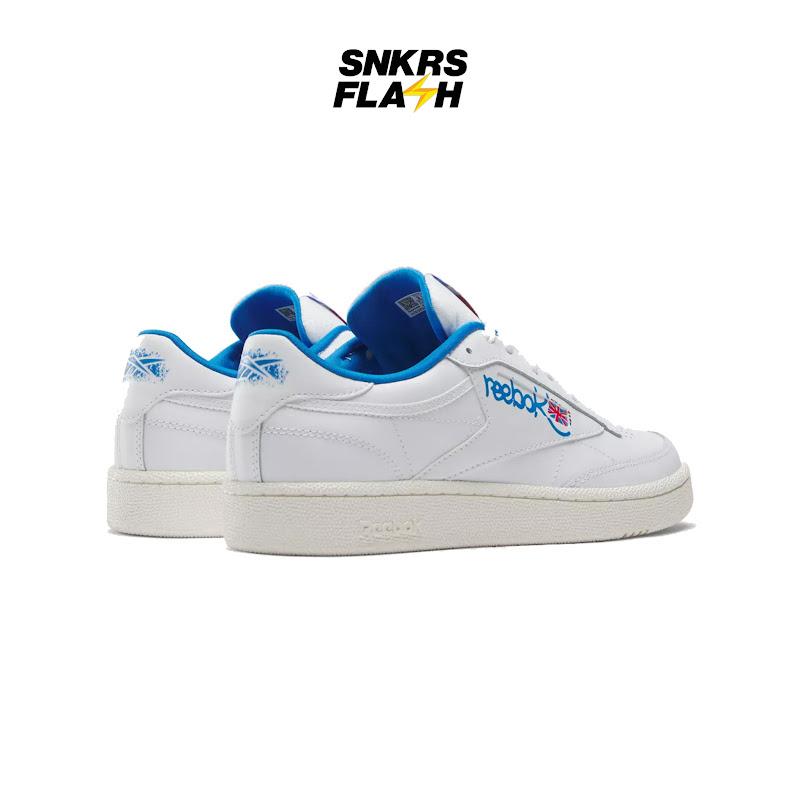 Sepatu Sneakers Pria REEBOK CLUB C85 GRAFFITI PACK WHITE BLUE ...