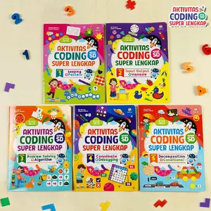 Isi 5 Buku Paket Aktivitas Coding Super Lengkap Untuk Anak SD - Ziyadbooks