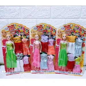 BERBI + BAJU 723 MAINAN ANAK BERBI MURAH SET BAJU GANTI// MAINAN ANAK PEREMPUAN MURAH BERBI BAJU B 723 Dolls Toys