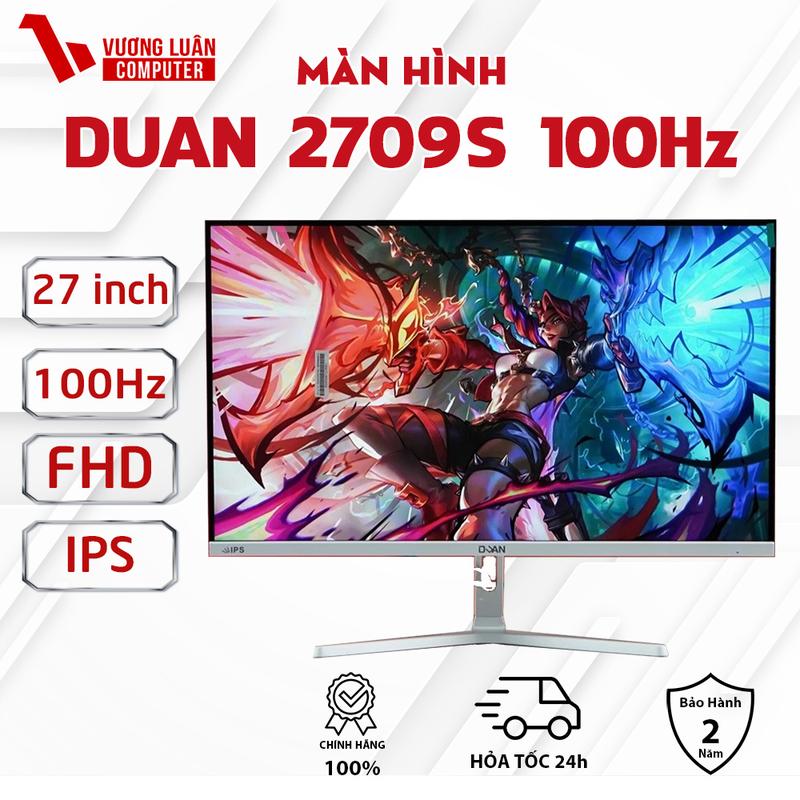 Màn hình DUAN IP2709S Màu ĐEN 27INCH IPS Full Viền 100Hz FULL.VAT