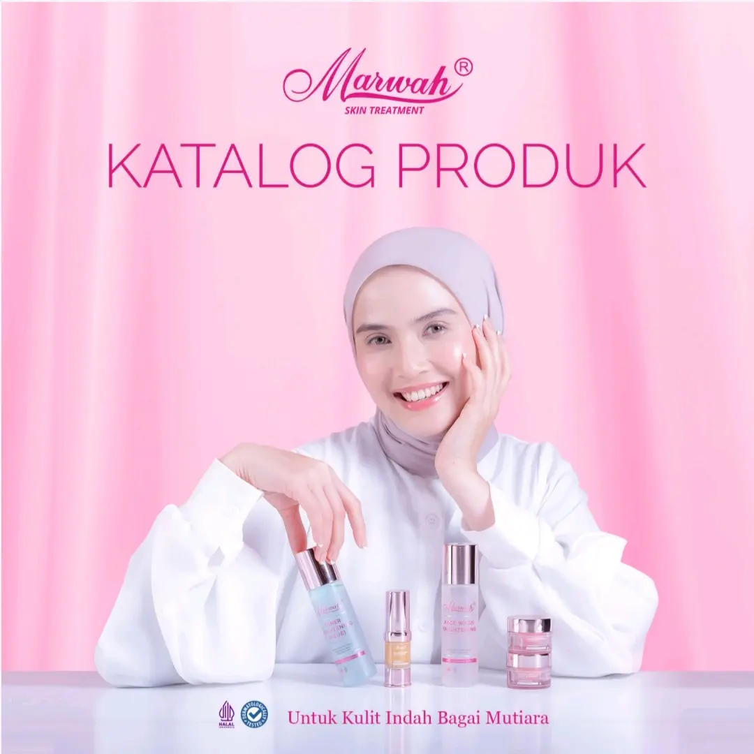 SEMUA PAKET MARWAH SKINCARE MENCERAHKAN WAJAH MEMUDARKAN FLEK MENGEMPESKAN JERAWAT GROSIR