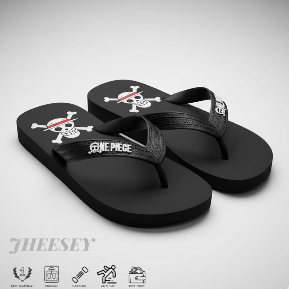 Sandal Jepit Pria Distro Terbaru Motif One piece Sandal Jepit Cowok Slip On Sendal Sandal Jepit Pria Distro Terbaru Motif One piece Sandal Jepit Cowok Slip On Sendal