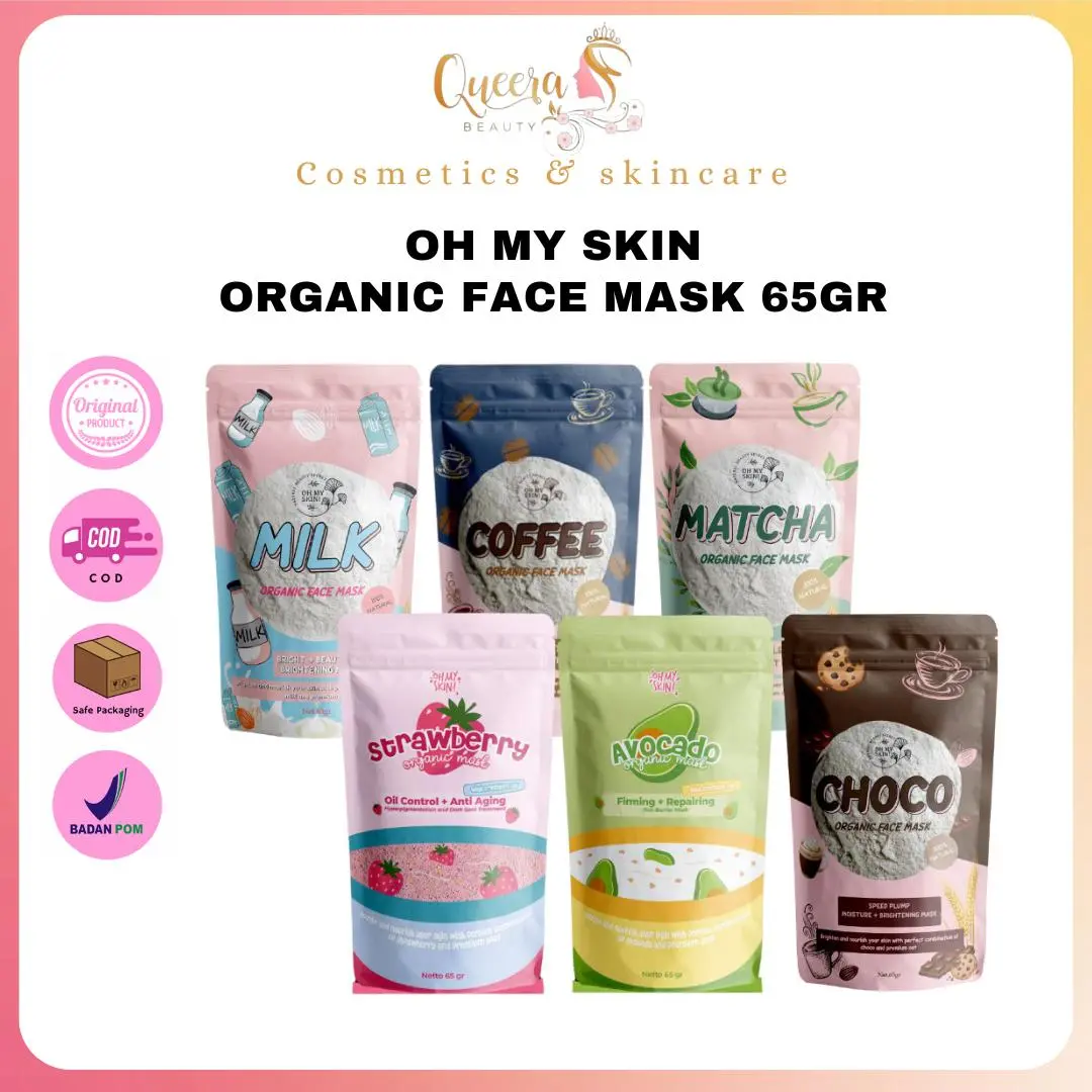 OH MY SKIN MASKER ORGANIK 65 GR | TERSEDIA PAKET BUNDLING
