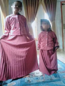 Product Review of Dungdungkids Gamis Anak Aurora Coquette 2 in 1 Knitt Plisket 3 - 11 Tahun from R**u M**y 0