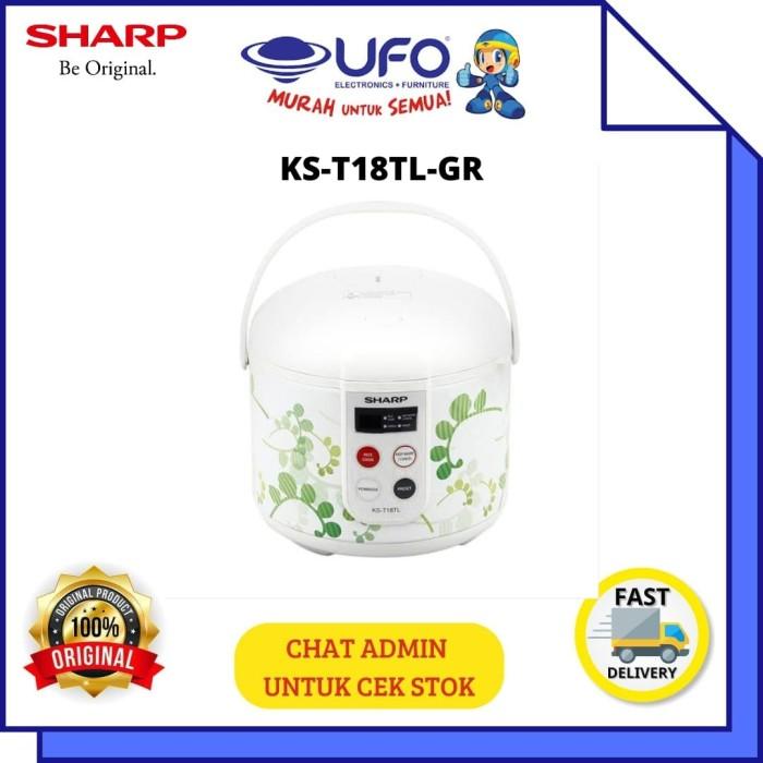 Gambar SHARP KST18TLGR RICE COOKER SHARP (GREEN) dari UFO ELEKTRONIKA JOGJA Kab. Sleman Tokopedia