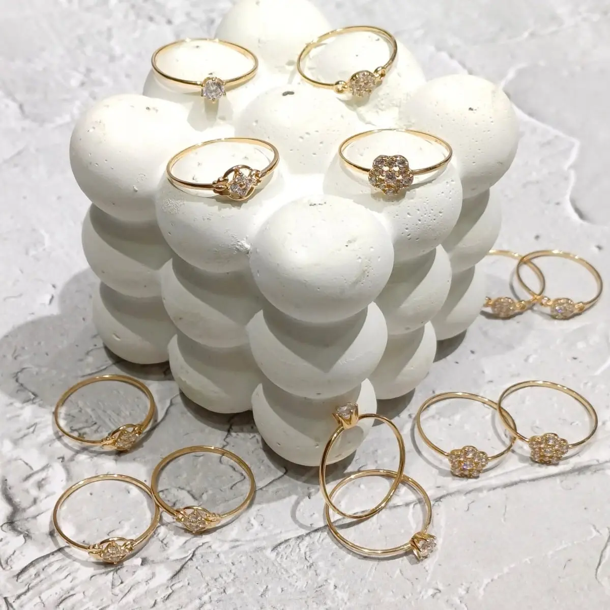Cincin cor mata -+0.5gr 8K