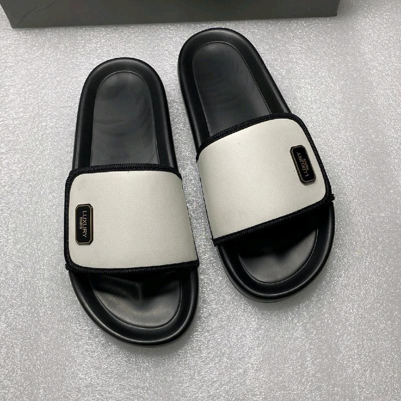 mã dán trắng: Dép dán TL thời trang nam nữ với 5 tông màu hot trend đế hộp 3cm size 35_43 dépnam dép nữ dép dán