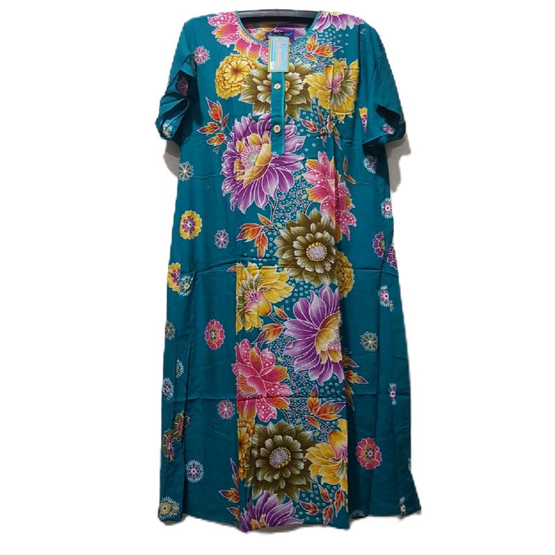 DASTER BATIK KODE 09 KENCANA UNGU LABEL BIRU 8