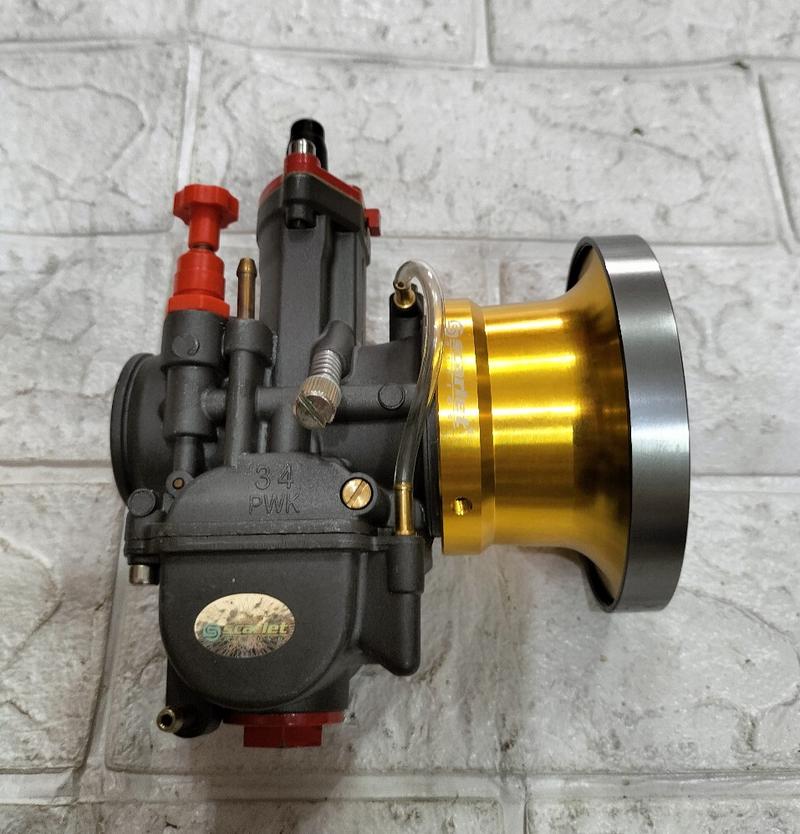 Product Introduction of harga 1bpisc,,,TUTUP FILTER KARBURATOR UNIVERSAL CNC PE/PWK 24,26,28,30,32,34 ORIGINAL SCARLET 12