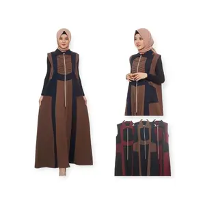 overall dress  Muslim/ Outer Wanita Panjang Nyaman