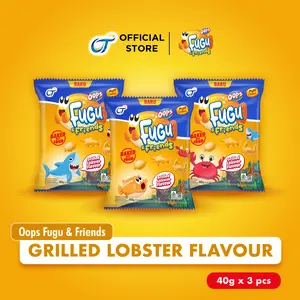 Oops Fugu Grilled Lobster 40GR - [Isi 3 Pcs]