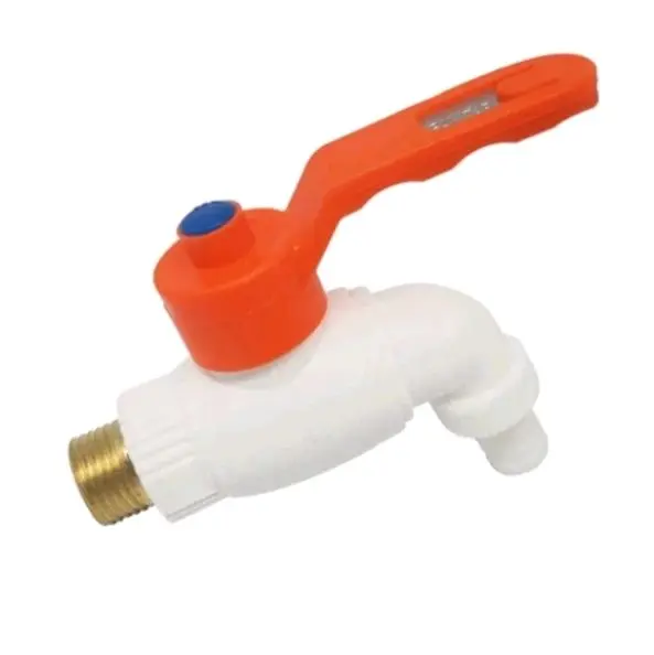 keran air tembok taman 1/2 inch PVC kran plastik jumbo 1/2 " ENGKOL CAB