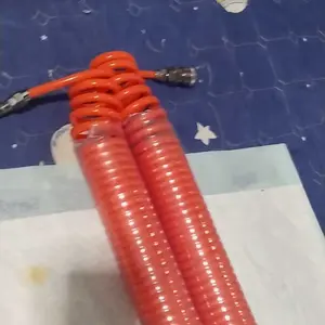Selang Angin Spiral Kompresor |Selang Recoil Hose per ukuran 8x5 mm panjang 6 meter, 9 meter, 12 Meter (Termasuk Coupler)