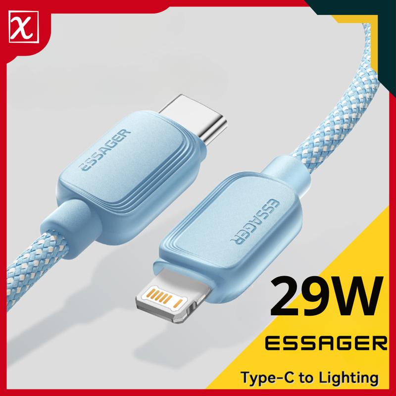  Cáp Sạc Nhanh iPhone 29W ESSAGER   Sạc Type-C To Lighting Dành Cho Điện Thoại iPhone 