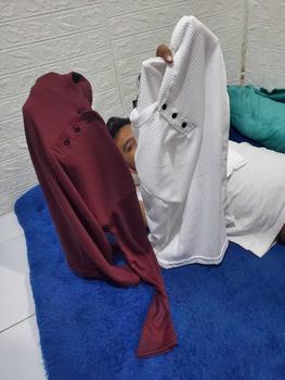 Product Review of KAUS KANCING WAFFLE LENGAN PANJANG PRIA MODEREN TERBARU Baju Hitam from b**h f**n 0** 1