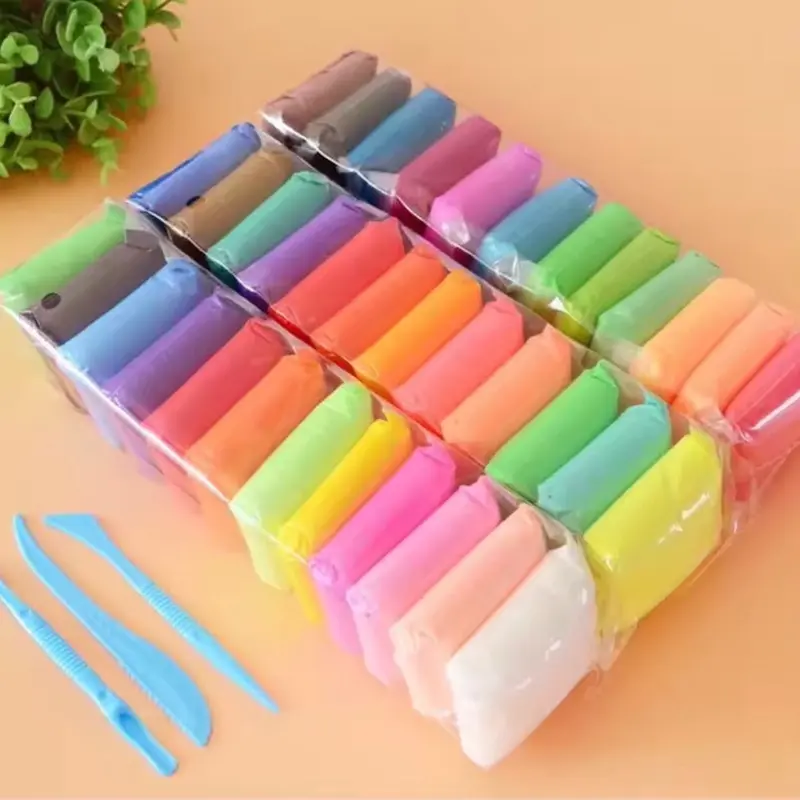 Super Light Clay Slime Mainan Anak Isi 12 Pcs Warna Warni Squishy Toys 0