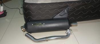 Product Review of Knalpot Byan Racing LUSTER Bor Boran 3×4  Beat Vario Mio Sporty Nmax Aerox Scoopy INLET 32 Pipa 28mm 32mm Mesin Motor Motorcycle  Tabung from a**e 1