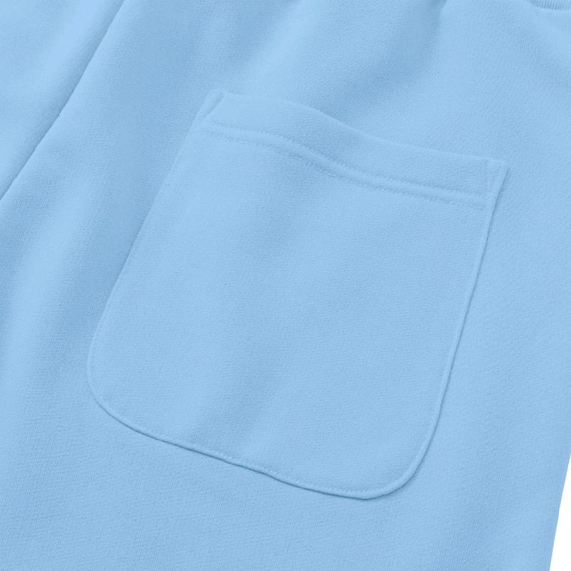 Boardshort  Celana Pendek Pria Fleece Lembut Karet Panjang Boxer Kancing Hitam Kantong 3