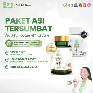 [EXCLUSIVE] Mom Uung Paket ASI Tersumbat - ASI Booster & Lecithin - Pelancar ASI Ibu Hamil/Bumil & Ibu Menyusui/Busui - Halal BPOM
