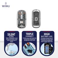 Gambar Tranparent Mouse Bluetooth Wiwu Crystal (WM105) Magnetic Top Cap Battery Indicator Light - Blue dari WiWU Indonesia Kota Tangerang 2 Tokopedia