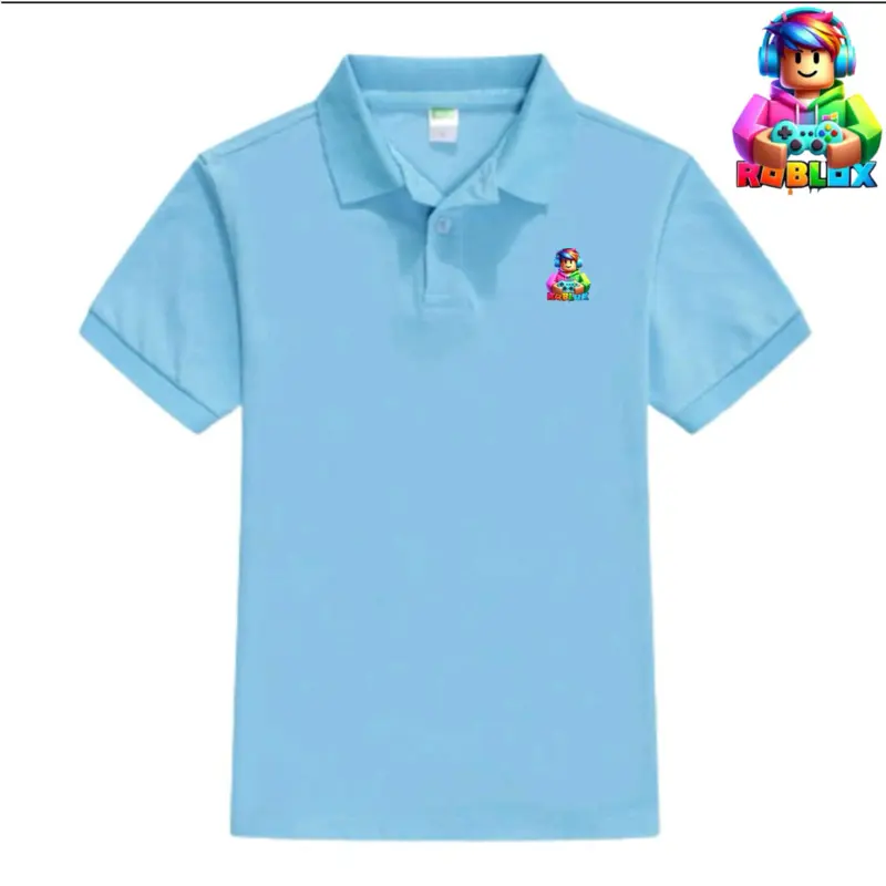 POLO ROBLOX BIRU LANGIT