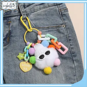 MB GANT642 Gantungan Tas Kunci Hiasan Boneka Lucu Cute Coal Balls Phone Strap Gantung