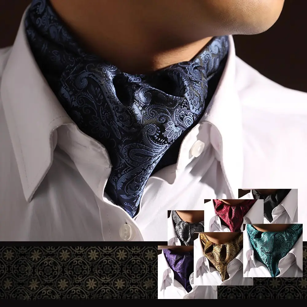 Men's Scarf Polyester Shirt Accessories Available in a Variety of Colors Business Work Fashion Casual