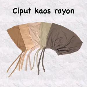 Ciput Tali Rayon/Iner Basic/Ciput Arab Kaos Rayon Dalaman Jilbab