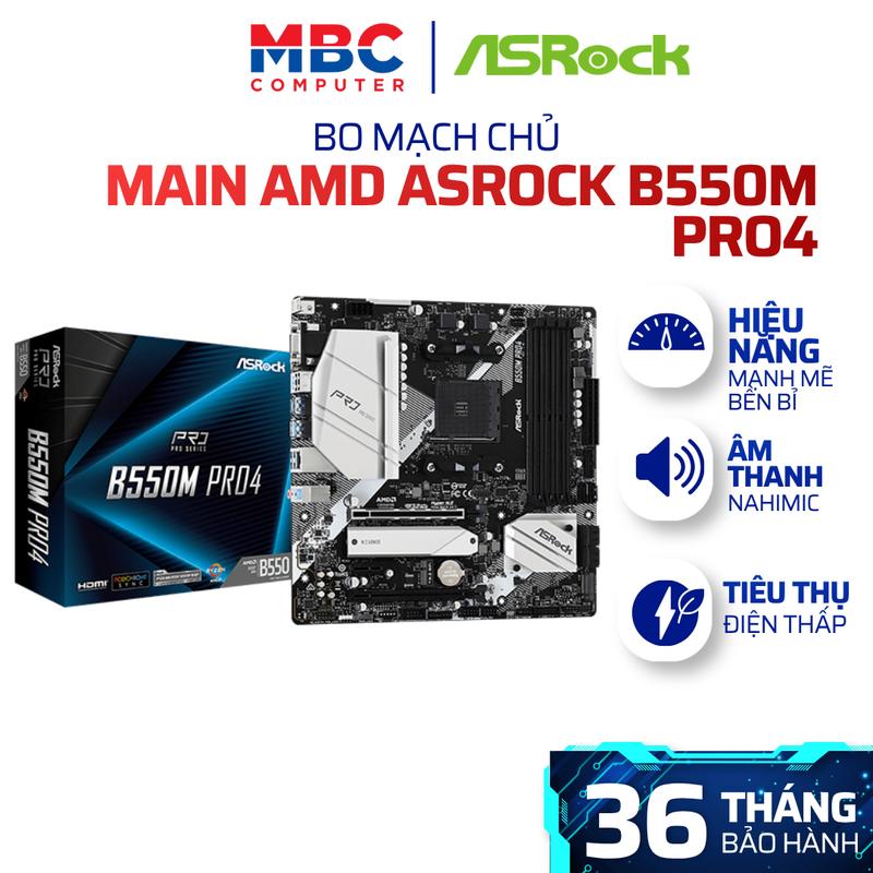 Main AMD ASROCK B550M Pro4
