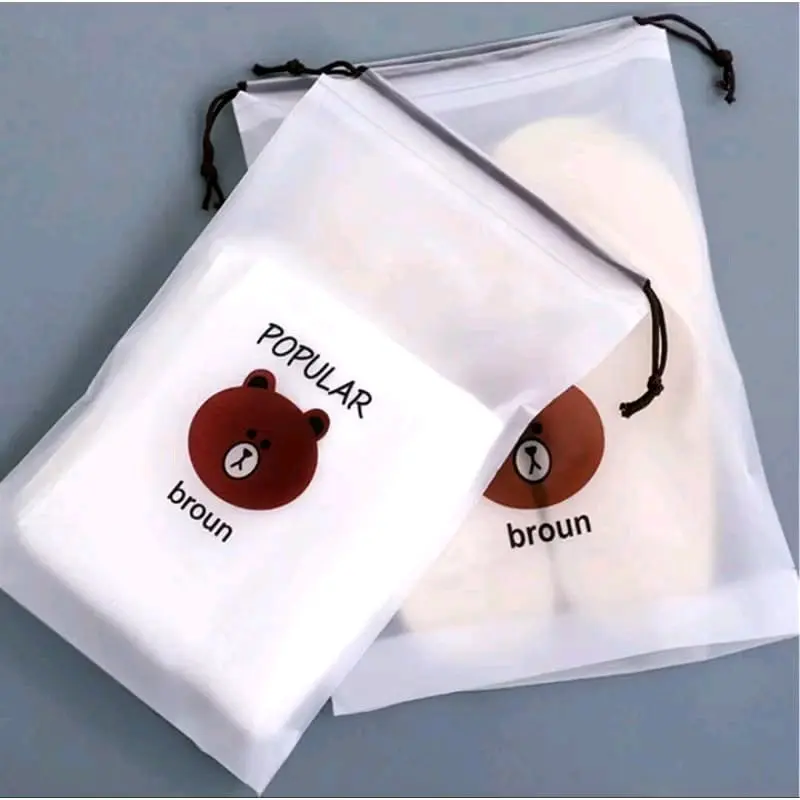 TRAVEL POUCH ORGANIZER SERBAGUNA / TAS SERUT KOSMETIK MOTIF ANTI AIR / TRAVEL BAG KARAKTER MURAH 3