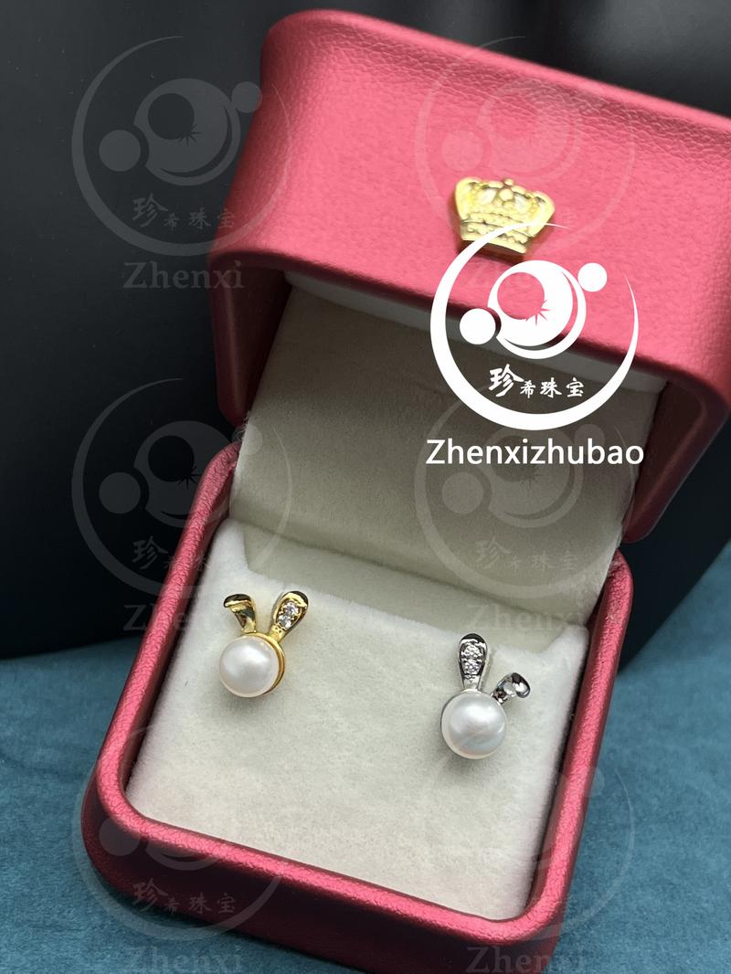 Product Introduction of Cute Gold Rabbit design earrings  ed0022 1