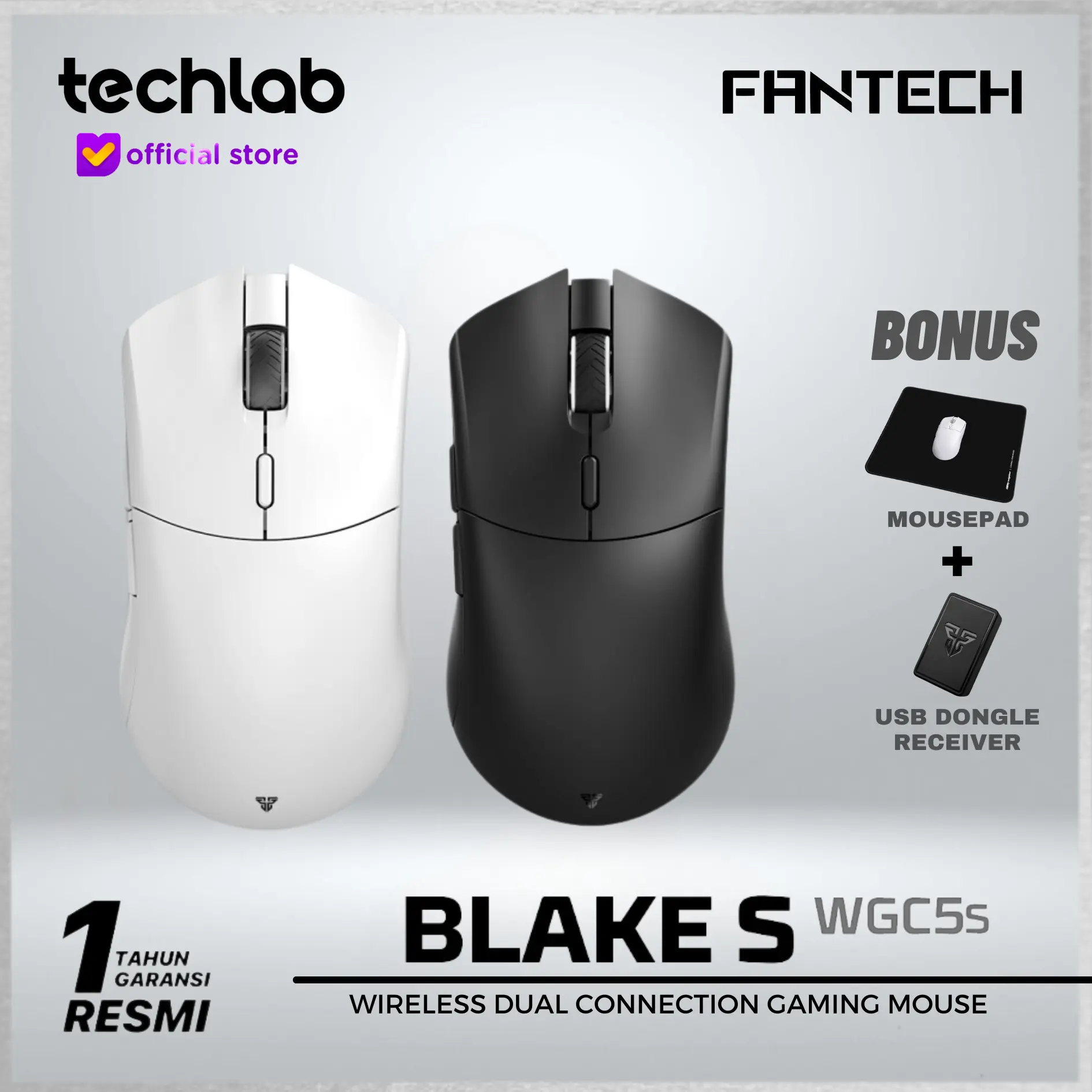 Fantech WGC5S / Blake S / WGC-5 S Wireless Dual Gaming Mouse PIXART 3311