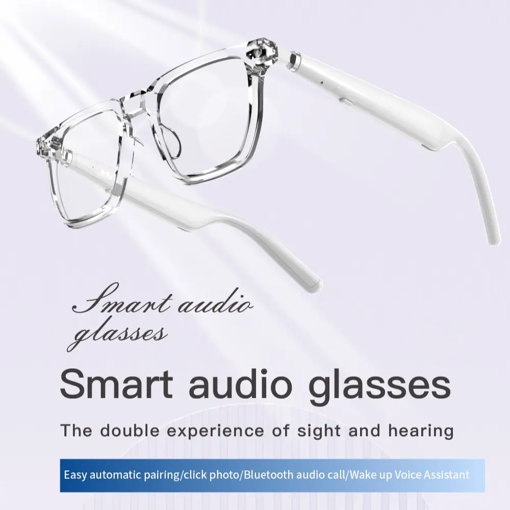 G01 Smart Bluetooth Glasses Music Playback Bluetooth Call Remote Control Photo Life Waterproof Sunglasses Anti-blue Light Mirror